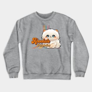 Flame Point Himalayan Cat Absolute Purrfection cute kitty Crewneck Sweatshirt